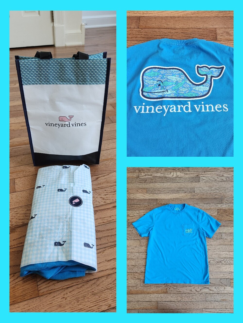 Mens vineyard vines "Fish" T-Shirt Size Medium